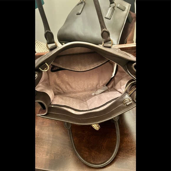 Michael Kors suede and leather handbag - Picture 3 of 6